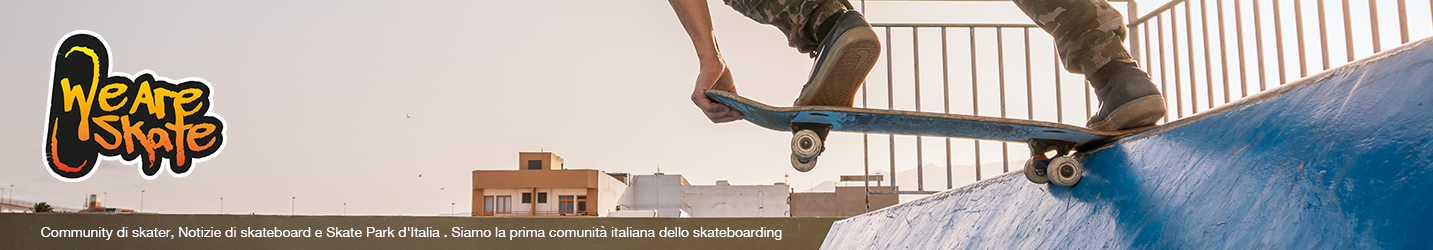 WEARESKATE | Community di skater, Notizie di skateboard e Skate Park d'Italia . Siamo la prima comunità italiana dello skateboarding